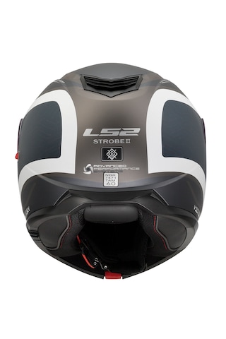 Ls2 Strobe 2 Victory Çene Açılır Motosiklet Kaskı Mat Gri - Mavi - Kum