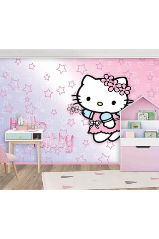 Hello Kitty Çocuk Odası Duvar Kağıdı