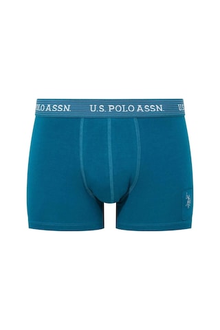 U.S. Polo Assn. U.s Polo Assn. 80515 Erkek Pamuklu 3'lü Boxer-lacivert&baskılı&yeşil Lacivert