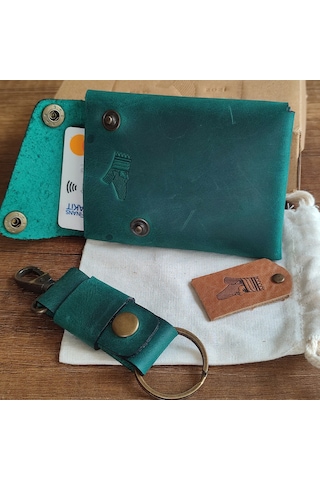 Sumerian Leather Craft Minimalist Deri Cüzdan