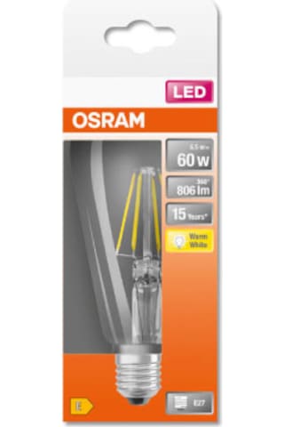 Osram Led Vintage Gold Edison 6.5w 2400k 806lm E27 Duy Flamanlı S