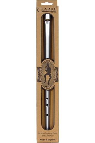 Clarke Original Gümüş İrlanda Flütü -Tinwhistle D