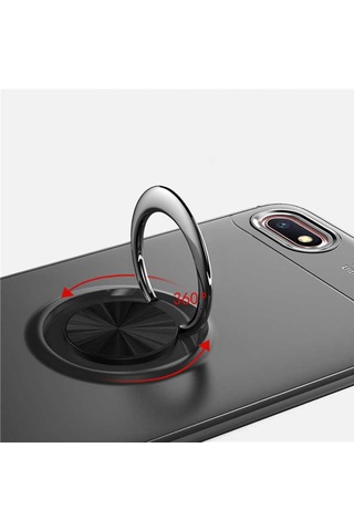 Xiaomi Redmi 6A Kilif Yüzüklü Magnetli Ravel Case 389753600