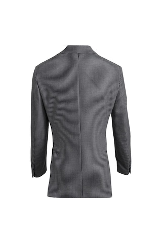 Uki Lacivert Mono Yaka, Torba Cep, Çift Yırtmaç Ceket Lacivert