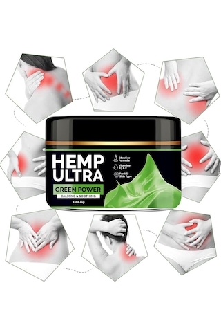 3 Kavanoz Green Power Hemp Cream Jel 3 X 100 Mg