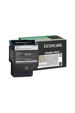 Lexmark C546-C546U1Kg Siyah Toner Extra Yüksek Kapasiteli