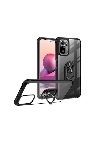 Xiaomi Redmi Note 10S Kılıf Zore Mola Kenar Köşe Kısımları Renkli