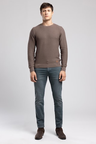 Lee Cooper Duane Erkek O Yaka Kazak Kahverengi-21062 K.vızon
