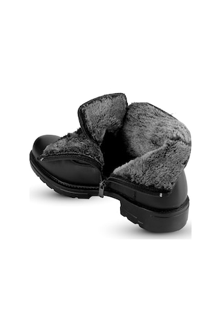 Budaks Içi Kürklü Hakiki Deri Kışlık Erkek Bot 235 Siyah