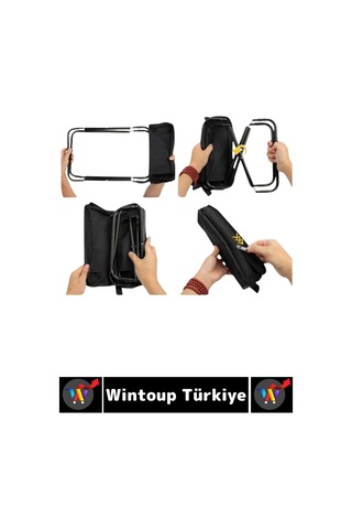 Premium Seyahat Kamp Piknik Balık Outdoor Dayanıklı Gövde Hafif Çanta Boy Katlanabilir Çanta Tabure Çok Renkli
