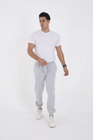 Zenna Tarz Unisex Kışlık Üç İplik Lastikli Eşofman Pantolon - Gri