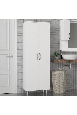 Dekorister Arizona 2 Kapaklı Çok Amaçlı Banyo Dolabı Çok Renkli