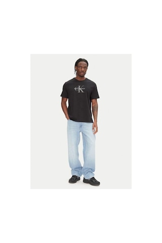 Calvin Klein Ss Hero Monologo Tee 20s-8554 Black