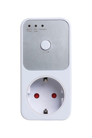 Vkemall Eu Standartlı Buzdolabı Koruyucu, Otomatik Gerilim Koruma, 3680w Maksimum Güç, 175-260v Aralığı Classıc