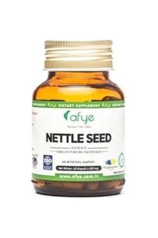 Afye Isırgan Tohumu Ekstraktı 60 Kapsül 600 Mg Nettle Seed