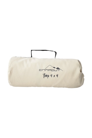 Campout Kanvas Tarp 4x4 Krem