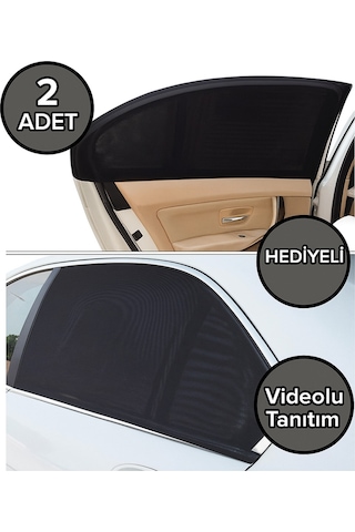 Araba Yan Cam Perdesi Oto Cam Güneşlik Araç Cam Güneşliği 2 Adet Tr