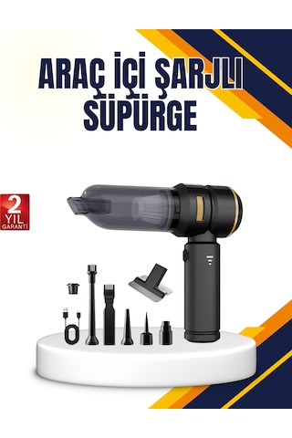 15000 Pa Emiş Gücü Hava Üfleme Özellikli Şarjlı Süpürge