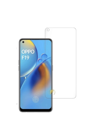 Oppo F19 Nano Kırılmaz Cam Ekran Koruyucu Şeffaf