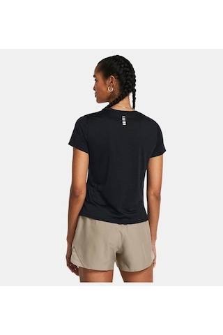 Under Armour Launch Kısa Kollu Kadın Tişört 1382434-001 Siyah
