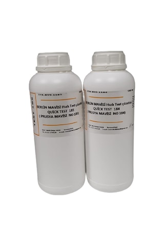 Berlin Mavisi Hızlı Test Çözeltisi Prusya Mavisi -1000 Ml