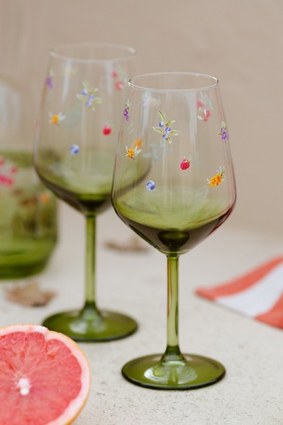 Rakle Jardin 4'lü Su Kadehi Seti 490 Cc Renkli