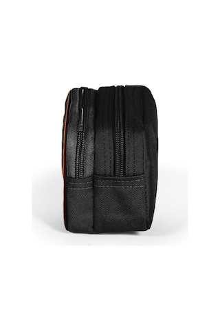 Coral High Kids Siyah Aslan Desenli İki Bölmeli Kalem Çantası 22146 Siyah