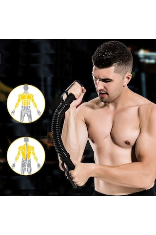 60 Kg Twister Bar - Göğüs Yayı Kol Geliştirici Bükbük Upper Body Chest Expander