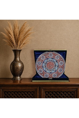 E38 El İşçiliği Çini Tabak 25 Cm - 6684