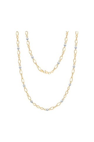 Tektaş - Sarı Beyaz Altın 14 Ayar Trend Zincir N11.46062