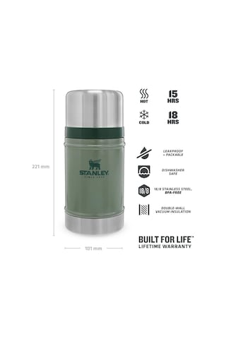 Stanley Klasik Vakumlu Çelik Yemek Termosu 0.70 LT Yeşil