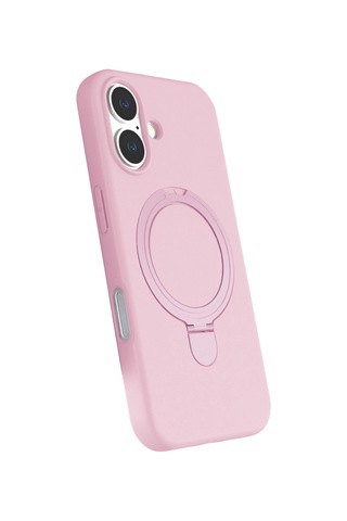 Apple İphone 16 Plus Regal Magsafe Standlı Kapak - Açık Pembe