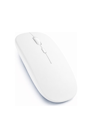 Type-c Şarjlı Bluetooth Mouse Apple Uyumlu MacBook iPad Laptop İnce Gövde Dongle Ve Kablo Dahil 13754