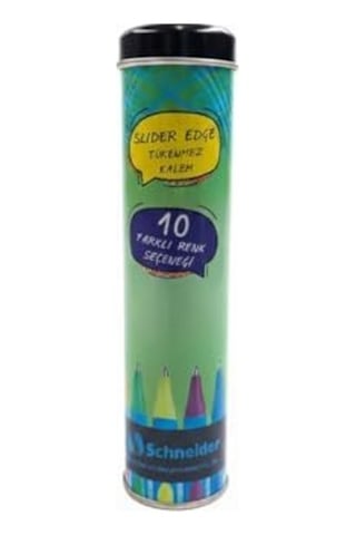 Slıder Edge Metal Tüp 10&apos Lu Set Pastel Renkler