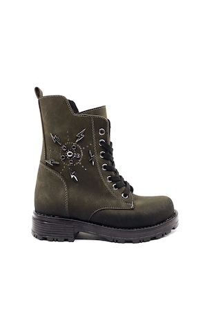 Ayakkabımood Sema Haki Içi Kürklü Kız Çocuk Bot