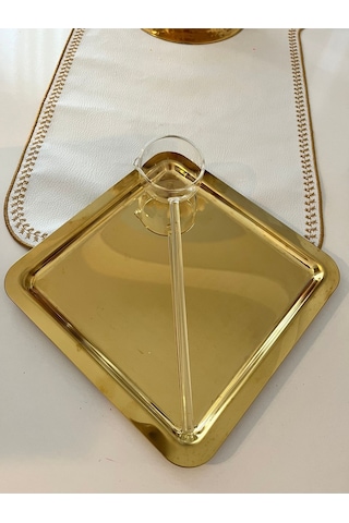 Cam El Yapımı Büyük Boy Ölçü Kaşığı Modern Tasarım Tek Parça Şeffaf