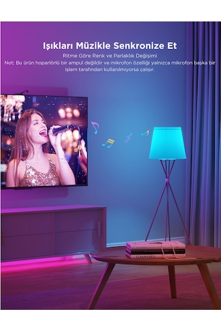 Govee Wifi + Bluetooth 800 Lümen Uygulama Kontrollü Akıllı Ayarlanabilir Modlu Led Ampul