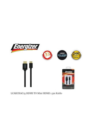Energizer Lcaechac15 2K/4K Full Hd Hdmı To Mini Hdmı 1.5M Kablo