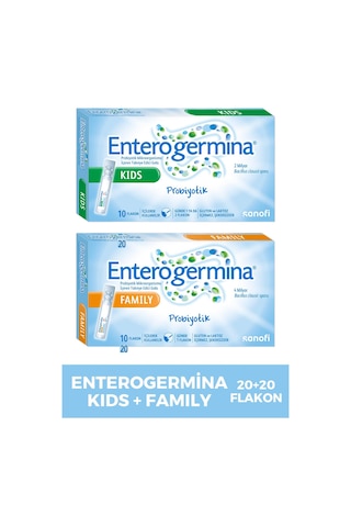 Enterogermina Family 20 Flakon + Kids 20 Flakon