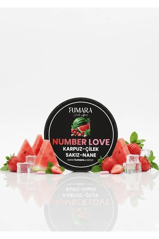 Fumara Number Love - Karpuz, Çilek, Sakız, Nane Aromalı Nargile Melası 200gr. Fumara Number Love - Karpuz, Çilek, Sakız, Nane Aromalı Nargile Melası 200gr.