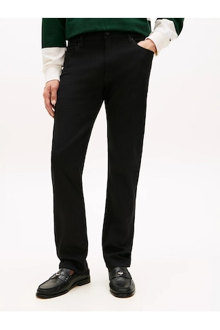 Tommy Hilfiger Mw0mw42621 Slim Straight Denton Stay Erkek Denim Pantolon Siyah