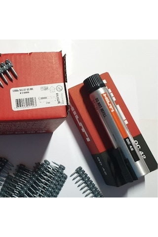 Hılti Gx3 27 Mx Çivi 1200 Adet + Gaz Tüpü Gc 42