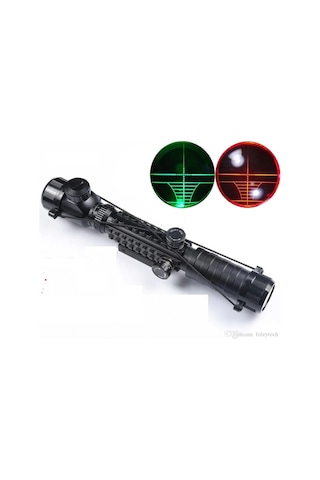 3-9x32 Eg Zoomlu Av Tüfeği Dürbünü Çift Işık Kaynaklı Çok Renkli