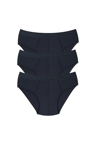 Arma Yıldız Erkek Bambu Slip Külot Düz Füme 3'lü Paket Füme