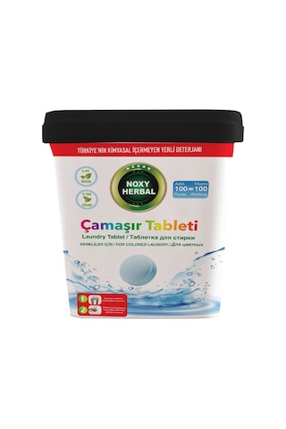 Çamaşır Tableti Renkliler İçin 100 Adet Doğal Yerli Üretim