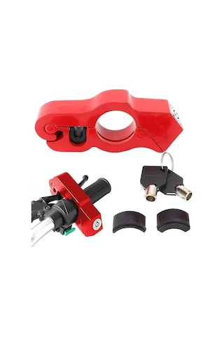 Sh Powermaster Pm-29081 Motosiklet Scooter Elcik Gidon Fren Kilidi Pratik Hırsızlık Emniyet Kilidi Najmaddin