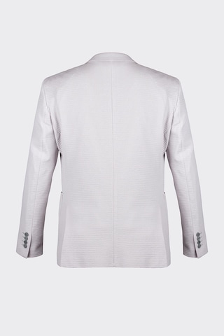 Gri Casual Slim Fit Bi-stretch Ceket Gri