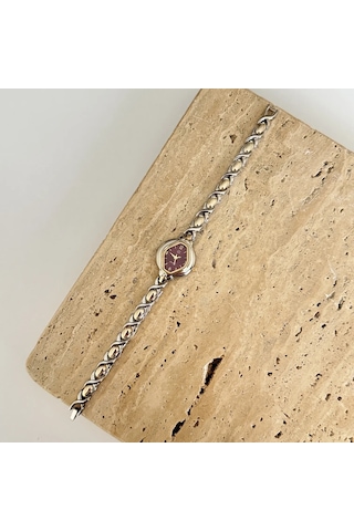 Velinor Silver Bordo Saat