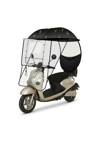 Scooter Motosiklet Yağmurluk Tente Çadır Kumaşı Şemsiye Gölgelik Branda