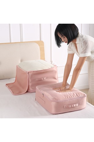 Reedark Küçük Odalar Ve Seyahat İçin Uygun, Kimyasız, Yüksek Dayanıklı, Kıyafet Ve Battaniye Saklama Torbası İyileştirilmiş Gri Orta Boy Diğer